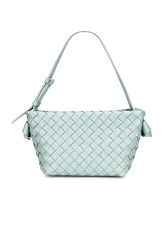 Bottega Veneta Mini Shoulder Bag in Baby Blue | FWRD 