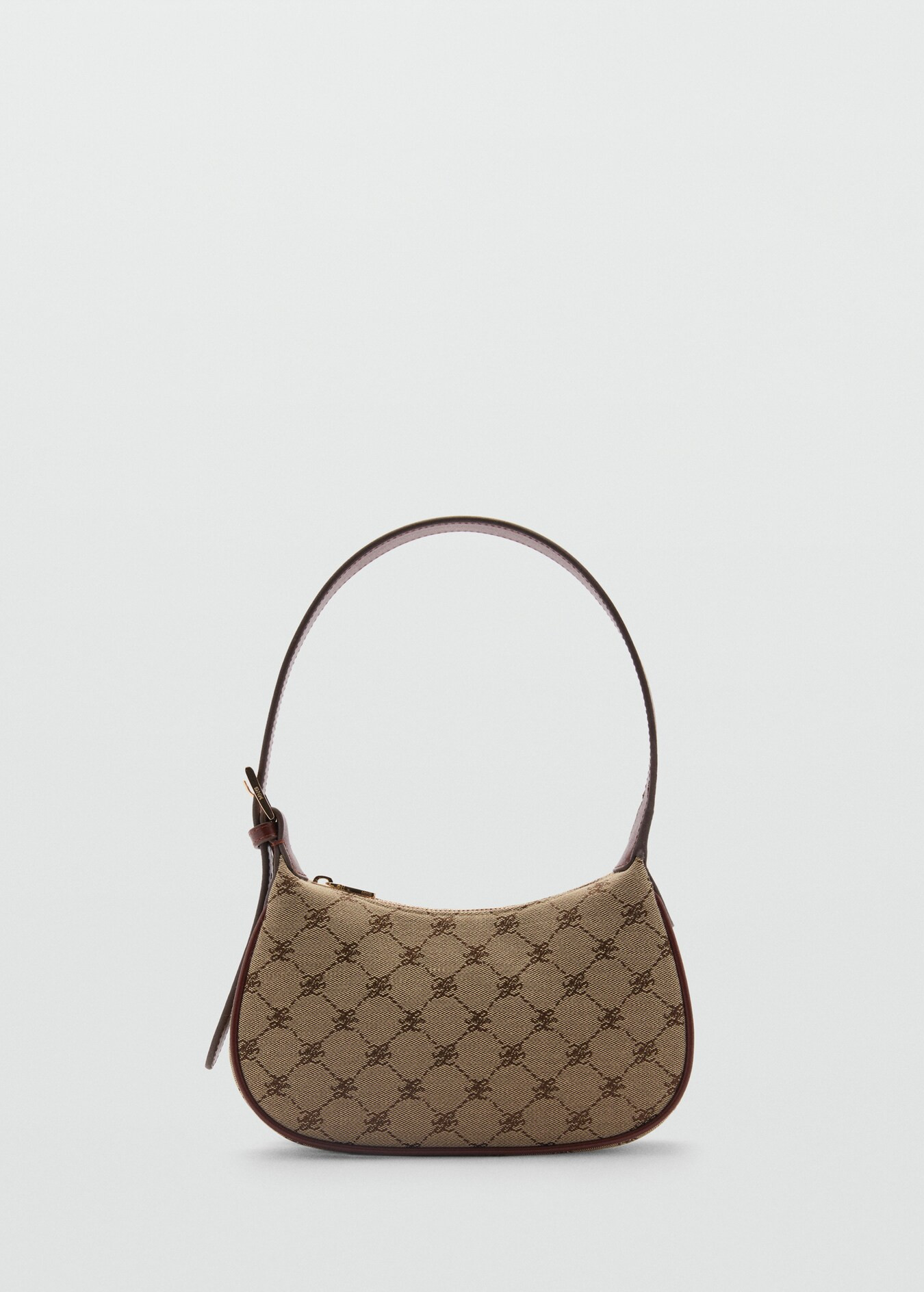 Schultertasche mit Logo-Print - Damen | MANGO Österreich | Mango EU
