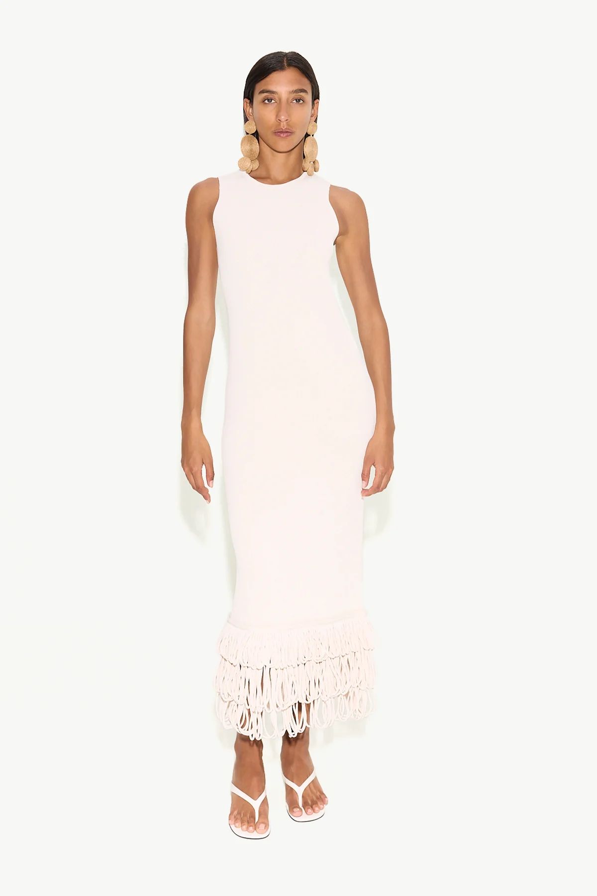 Knits
           By Albers Dress in Ecru | Simon Miller