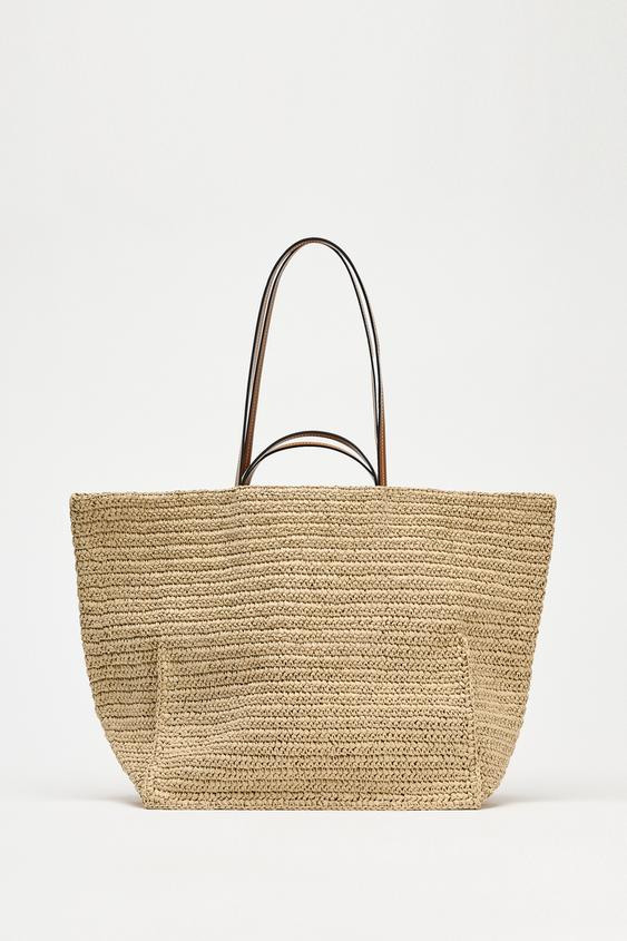 WOVEN TOTE BAG | Zara US