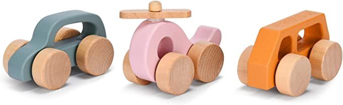 Childlike Behavior Wooden Car for Toddler - Wood Push Truck Vehicle - Montessori Inspired Wooden ... | Amazon (US)