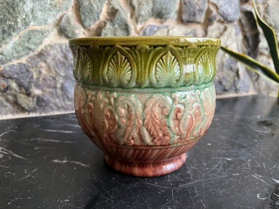 Antique Jardiniere J.B. Owens No. 556 Majolica With Shield | Etsy | Etsy (US)