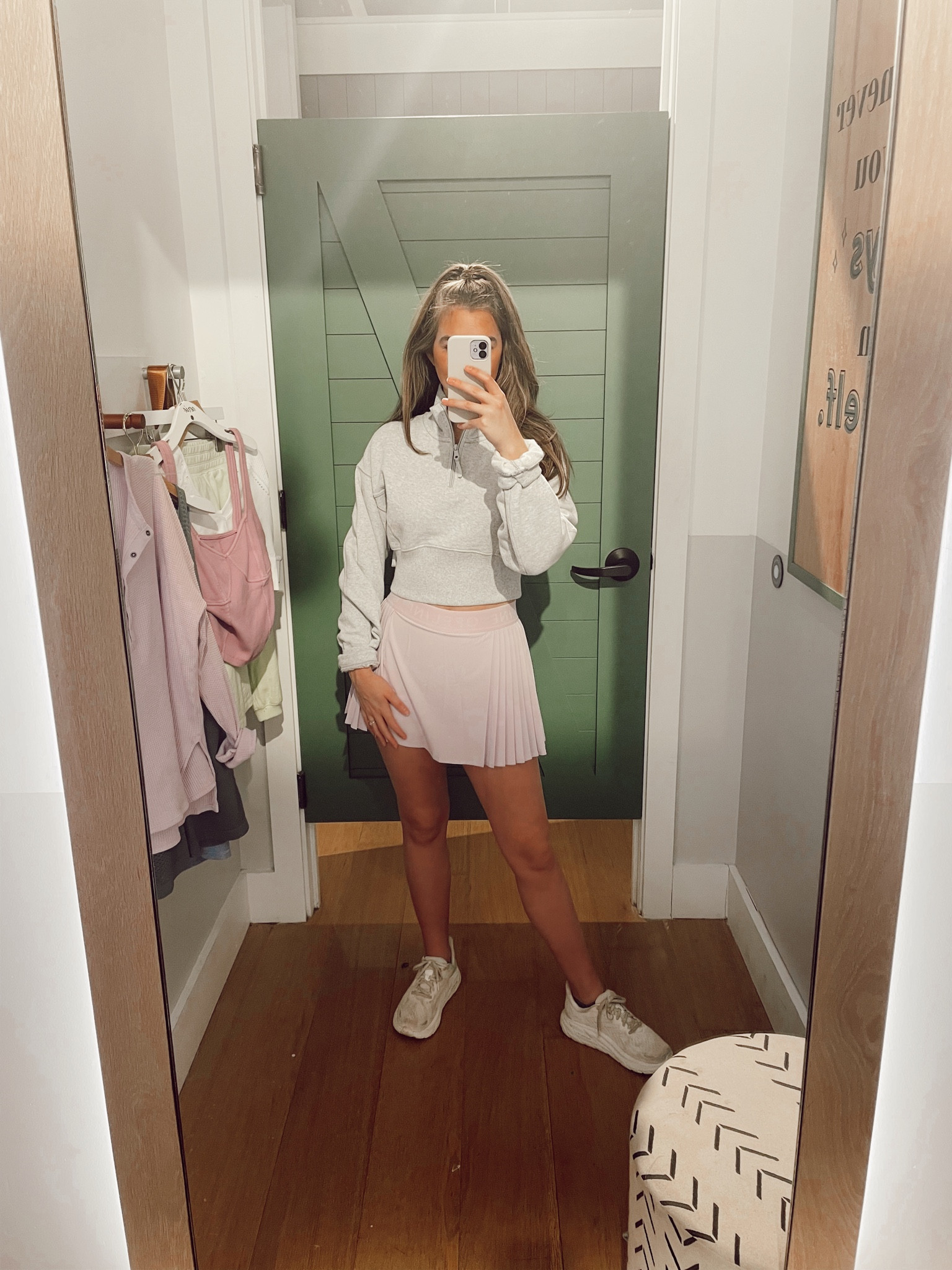 The same skirt but I pullover!! This would be perfect for a windy golf day!

#LTKfit #LTKFind #LTKstyletip