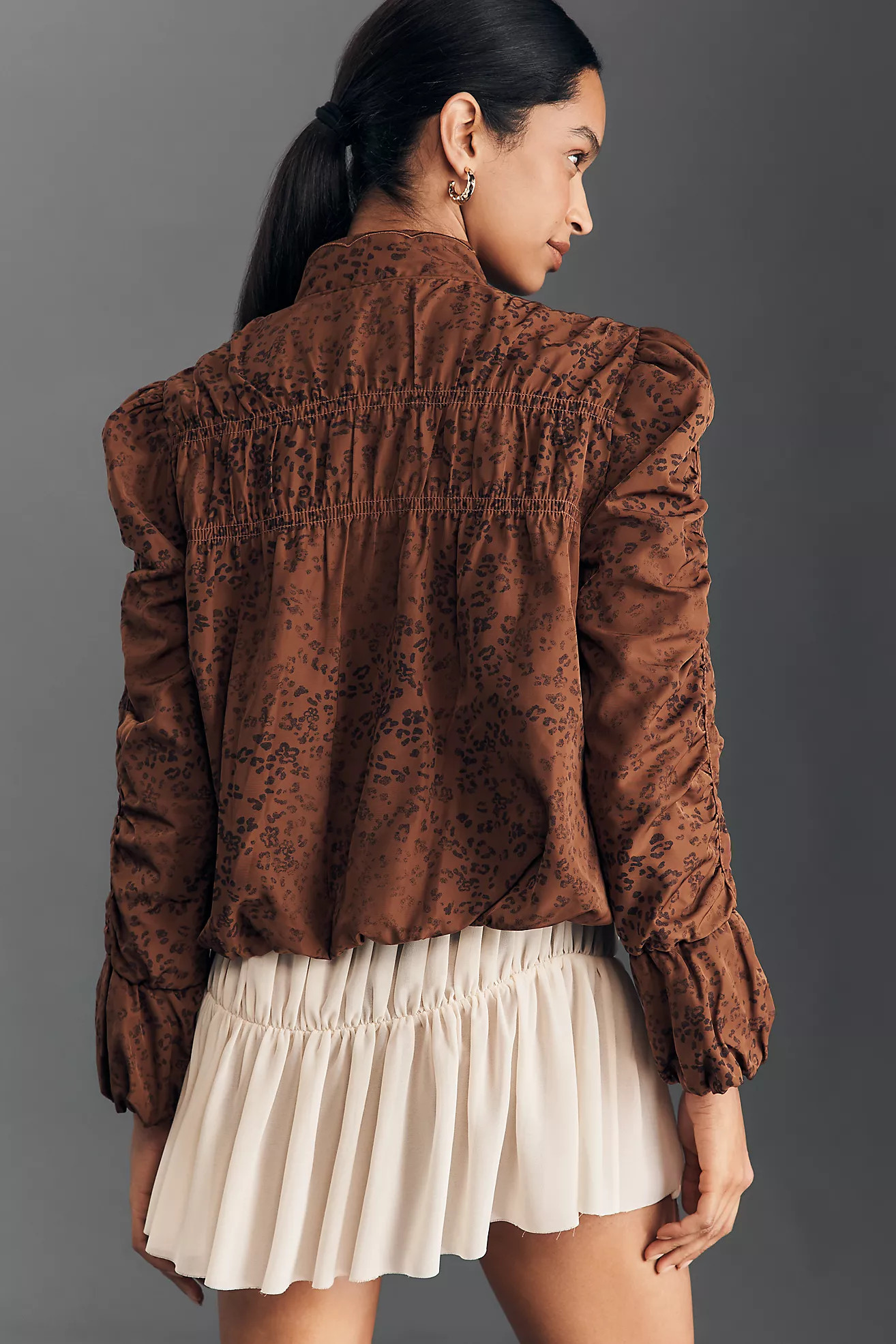 By Anthropologie Ruched Jacket | Anthropologie (US)