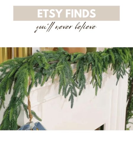 Experience the magic of the holidays with our Rustic Norfolk Pine Holiday Garland! 🎄✨ Over the past 24 hours, 33 people have already brought this festive 5ft greenery into their homes. But hurry, the sale ends in just 1 hour!

Elevate your indoor decor with this meticulously crafted Christmas Garland, designed to infuse the spirit of the season into every corner of your home. 🏡 Whether it's adorning your mantle, gracing your dining table, or winding along your banister, this versatile garland transforms any space into a holiday wonderland.

Choose your quantity wisely – opt for a single 5ft garland or go all out with a set of two for a lush and picturesque holiday presentation. Make this season unforgettable by embracing the spirit of the holidays with our Norfolk Pine Holiday Garland. Order yours now!

Please note that slight variations in measurements and colors may occur due to manual measurement and monitor differences. For a truly lush look, consider weaving two strands of vines together. Any shipping-induced deformation can be easily resolved by manual adjustment. Remember, there are no refunds or exchanges on this item, so secure your festive decor today! 🌟

LOOK INTO MY BESTSELLERS COLLECTION

Follow @julie_ann_rachelle
Visit julieannrachelle.com
Search #julieannrachelle 
Thanks for your support!

#LTKMostLoved

.
#ltk #ltkunder50 #ltkstyletip #ltkunder100 #ltksalealert #ltkhome #ltkshoecrush #ltkfashion #ltkfamily #ltkbeauty #ltkspring #ltkholidaystyle #ltkitbag #ltkseasonal #ltkcurves #ltkkids #ltktravel #ltkbaby #ltkeurope #ltkfit #ltkbump #ltkswim #ltkunder25 #ltkworkwear #ltkholiday #ltkholidaywishlist #ltkblogger #ltkfind #julieannrachelle


#LTKhome #LTKfindsunder50 #LTKsalealert