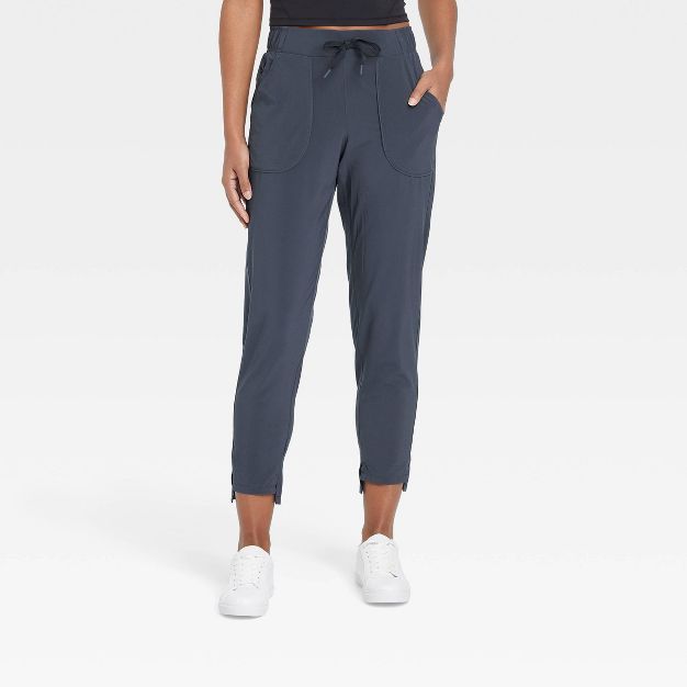 Women's Tapered Stretch Woven Pants - All in Motion™ | Target