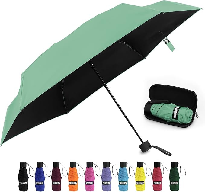Yoobure Small Mini Umbrella with Case Light Compact Design Perfect for Travel Lightweight Portabl... | Amazon (US)