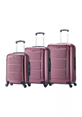 InUSA Pilot lightweight hardside spinner 3 piece Set 20â, 24", 28 | Belk