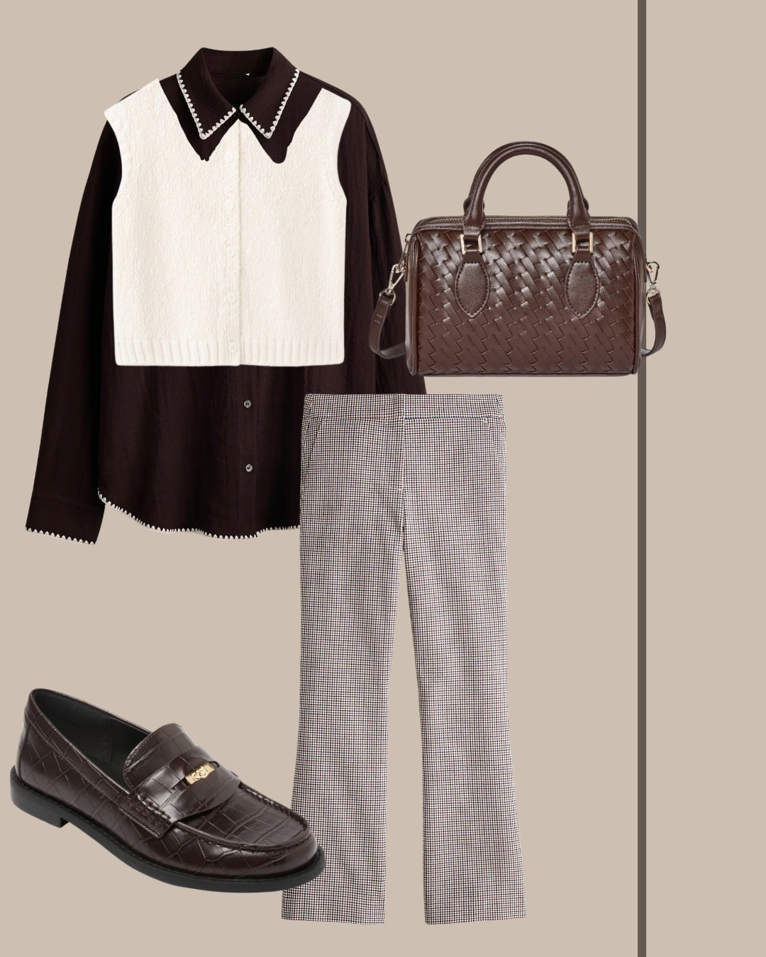 Look 1 preppy girl fit! 