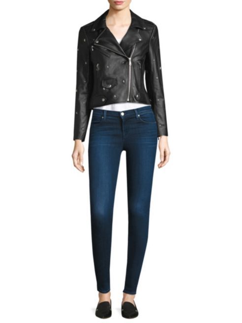 Rebecca Minkoff - Star Leather Moto Jacket | Saks Fifth Avenue