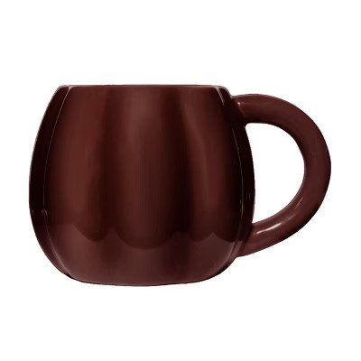 Sweet Water Decor Brown Pumpkin Figurine Mug - 19oz | Target