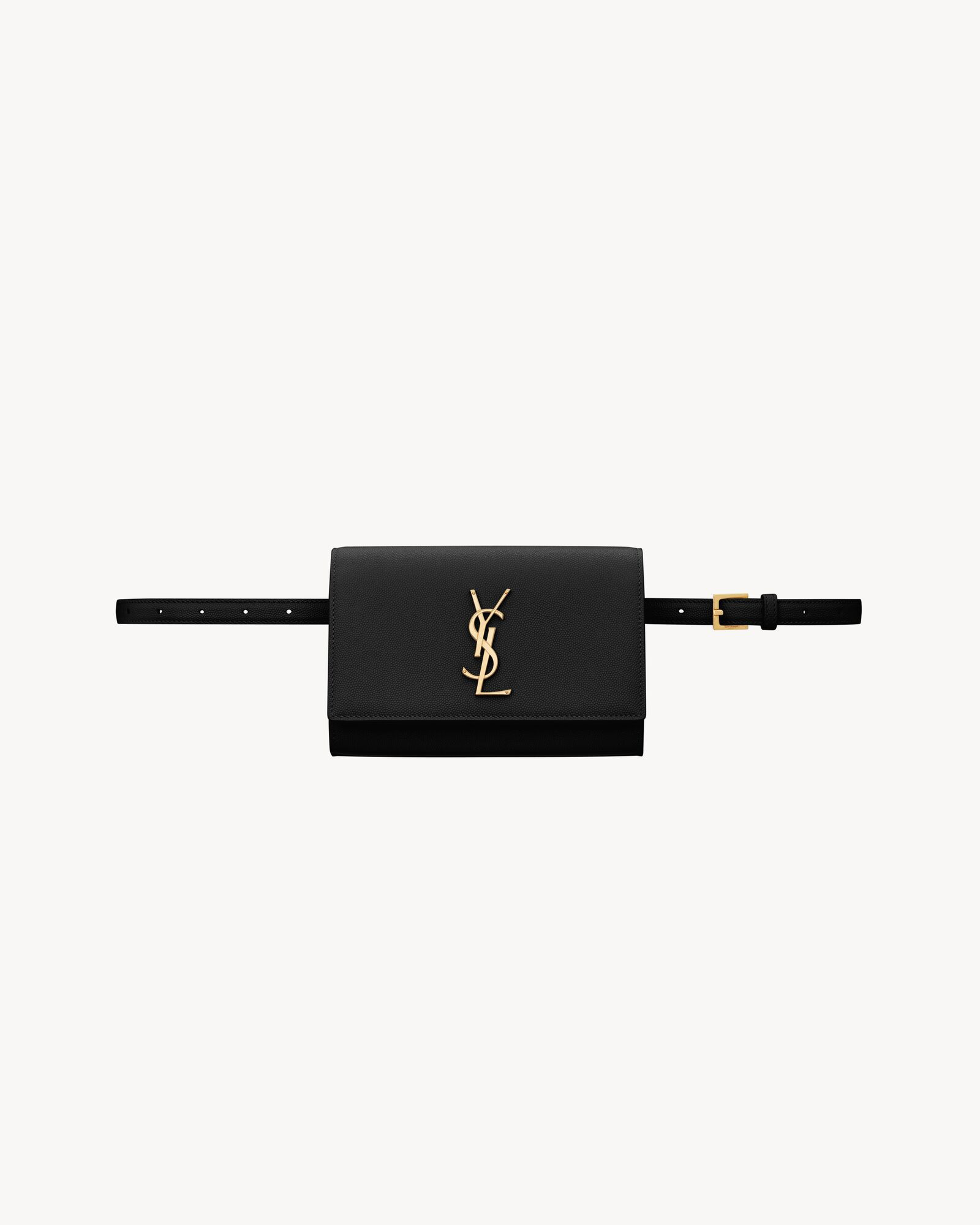 KATE Belt bag in grain de poudre-embossed leather | Saint Laurent Inc. (Global)
