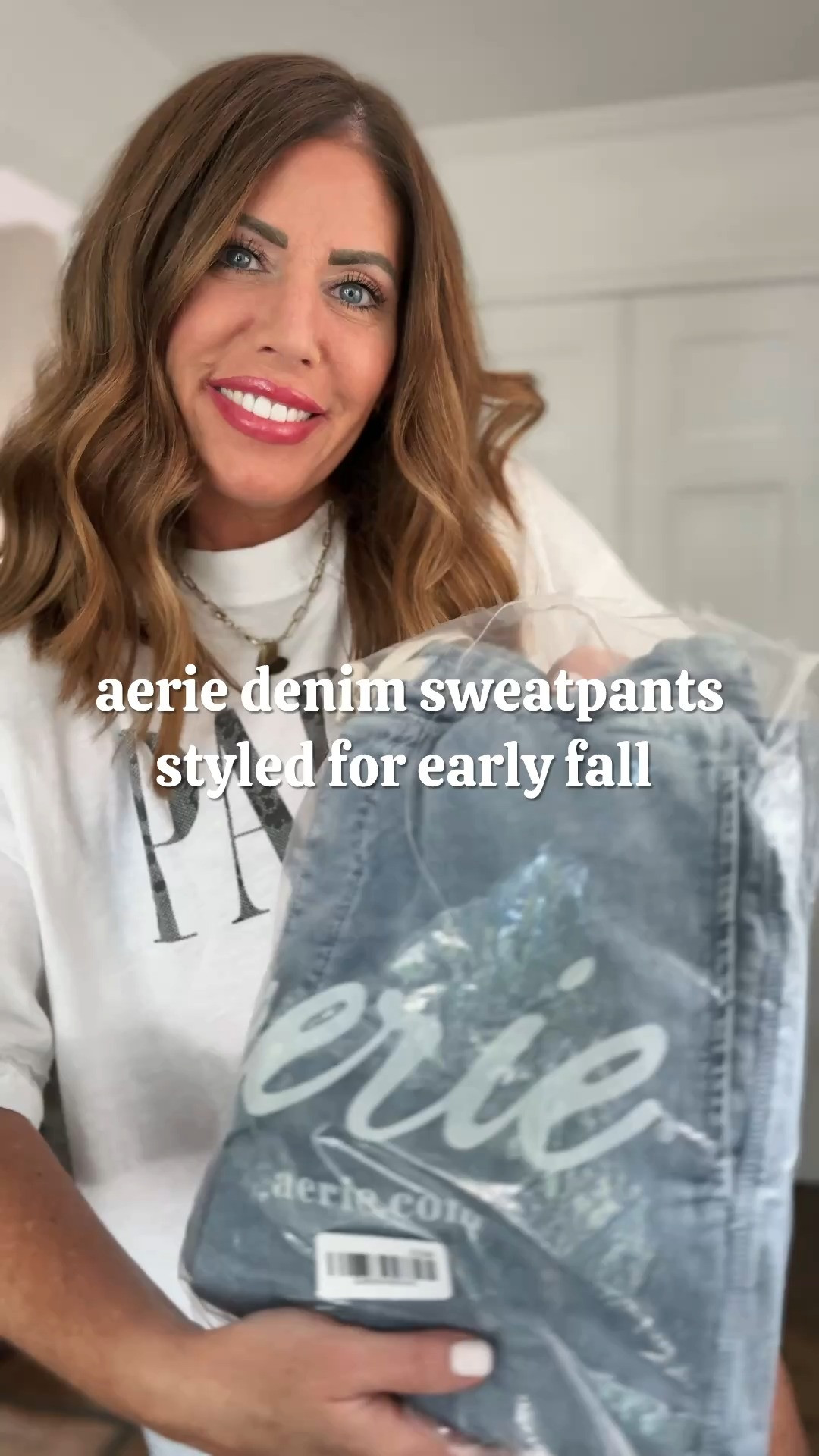On sale 30% off-Aerie denim sweatpants styled several ways for early fall

I sized down to a small Long for a more fitted look. If you want a baggier fit, stick with your true size. 

 

#LTKOver40 #LTKStyleTip #LTKSaleAlert