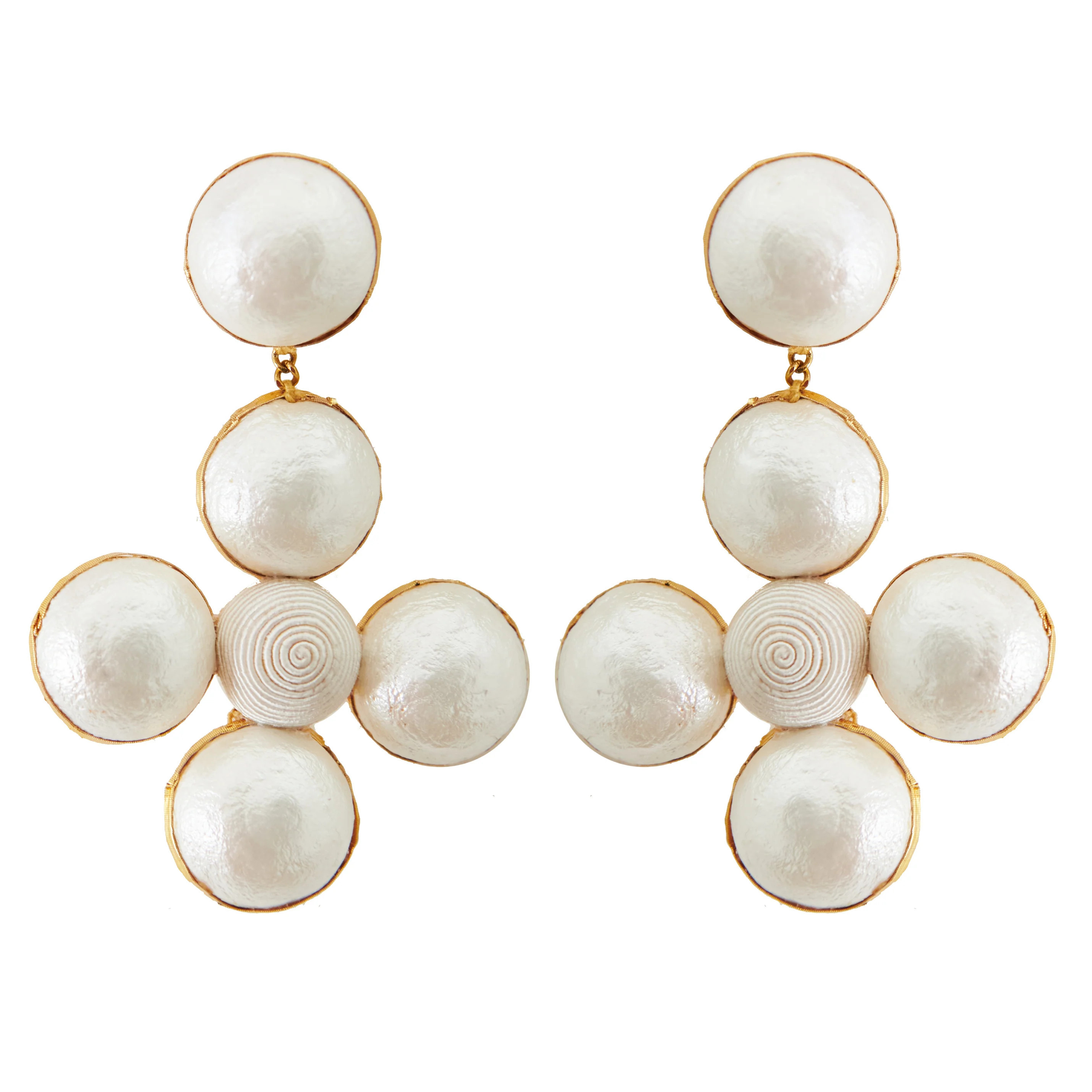 Pearl Cross- White | Rebecca de Ravenel