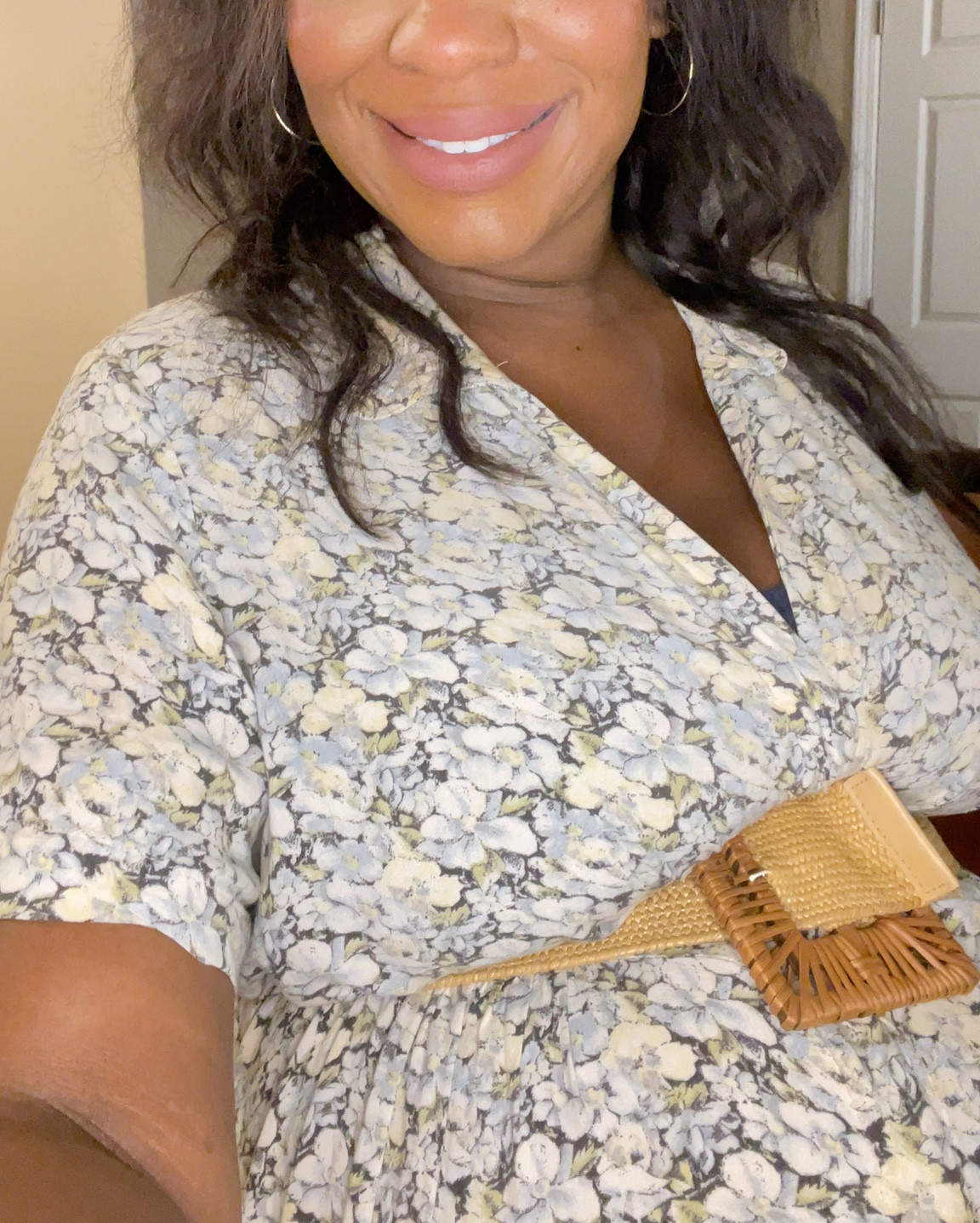 Hello Beautiful Friends! Outfit of the day at 34 weeks pregnant 
Shop links below 🩷 #springdress #maternity #pregnancy 

#LTKStyleTip #LTKBump