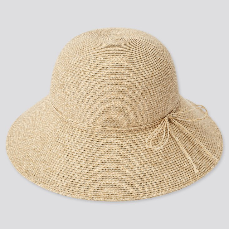 UNIQLO Women's Uv Protection Adjustable Capeline Hat, Beige | UNIQLO (US)