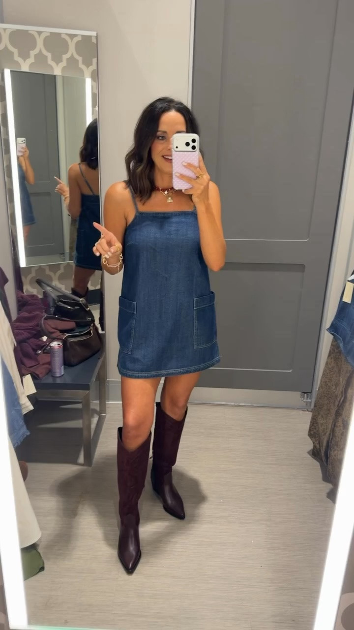 This denim dress is such a good find 🤎 40% off right now! I’d wear this to a game day, concert, or even just out for dinner. So easy to dress up or down & layer!

@Target 
size 2

#WalmartFinds #WalmartFashion #DenimDress #GameDayOutfit #ConcertOutfit #AffordableFashion #LTKFinds #LTKCreator