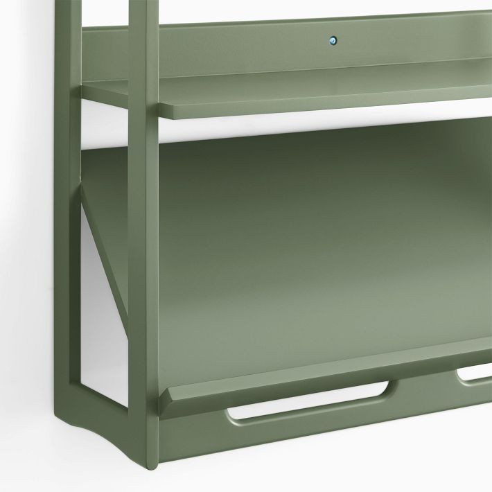 Mid-Century Wall Shelf (24") - Celadon | West Elm (US)
