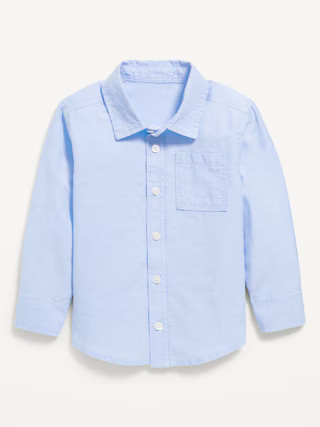 Long-Sleeve Oxford Shirt for Toddler Boys | Old Navy (US)