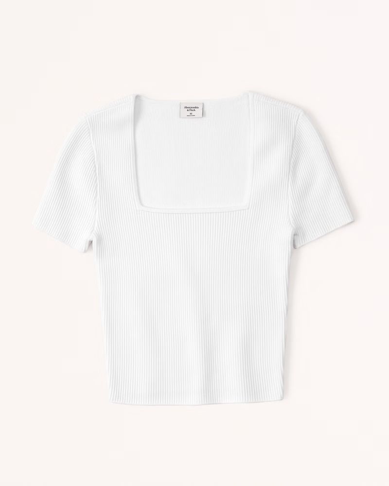 Ottoman Squareneck Sweater Tee | Abercrombie & Fitch (US)