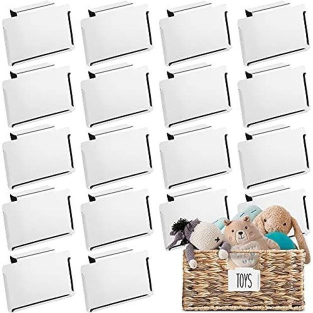 Talented Kitchen 18 White Clip Label Holders for Home Kitchen Organization, Removable Metal Clips... | Target