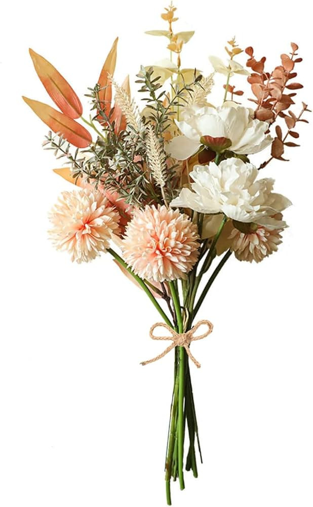 Kunstblumen Künstliche Pflanzen Blumen Deko Hortensien Seide Blumenarrangements für Zuhause Blu... | Amazon (DE)