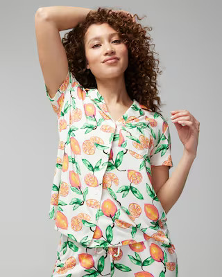 Short Sleeve Notch Collar | SOMA