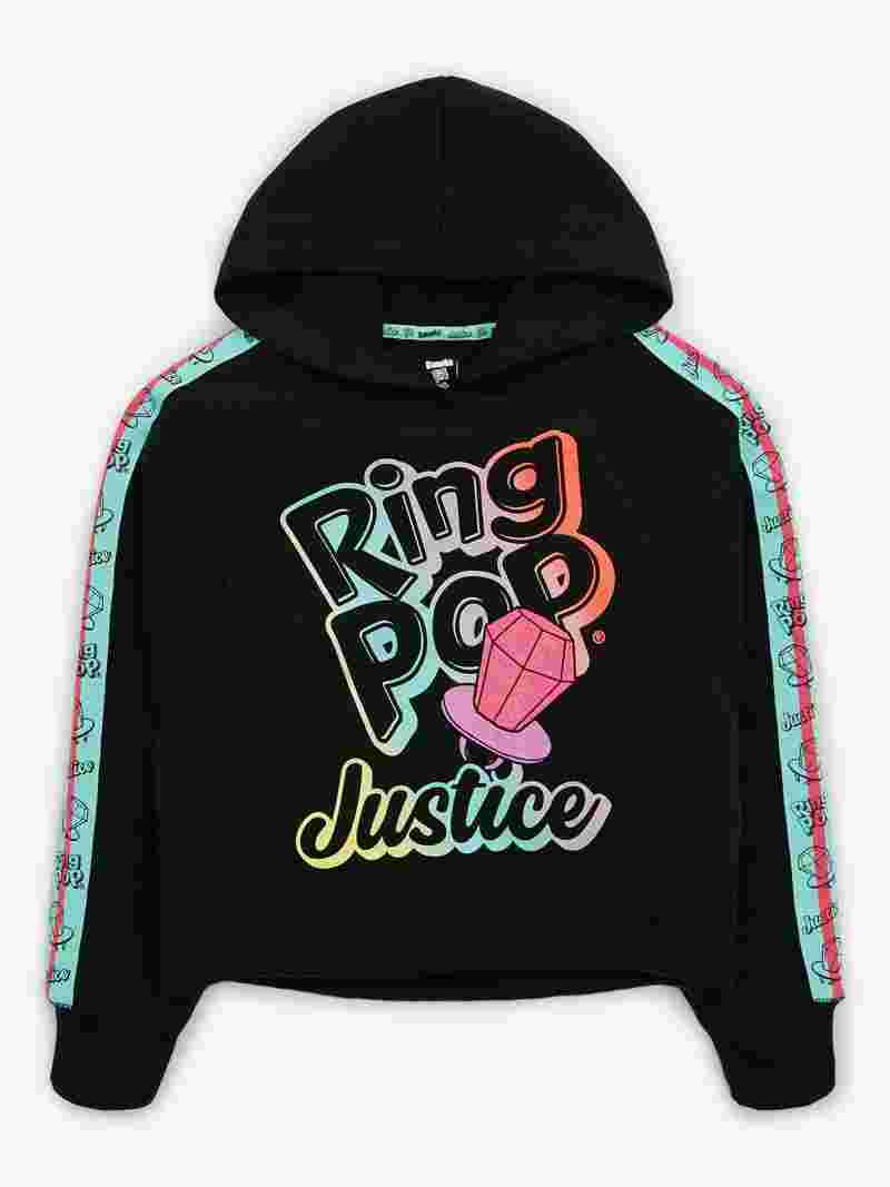 Justice Girls Ring Pop Bazooka Collab Hoodie, Sizes XS-XLP | Walmart (US)