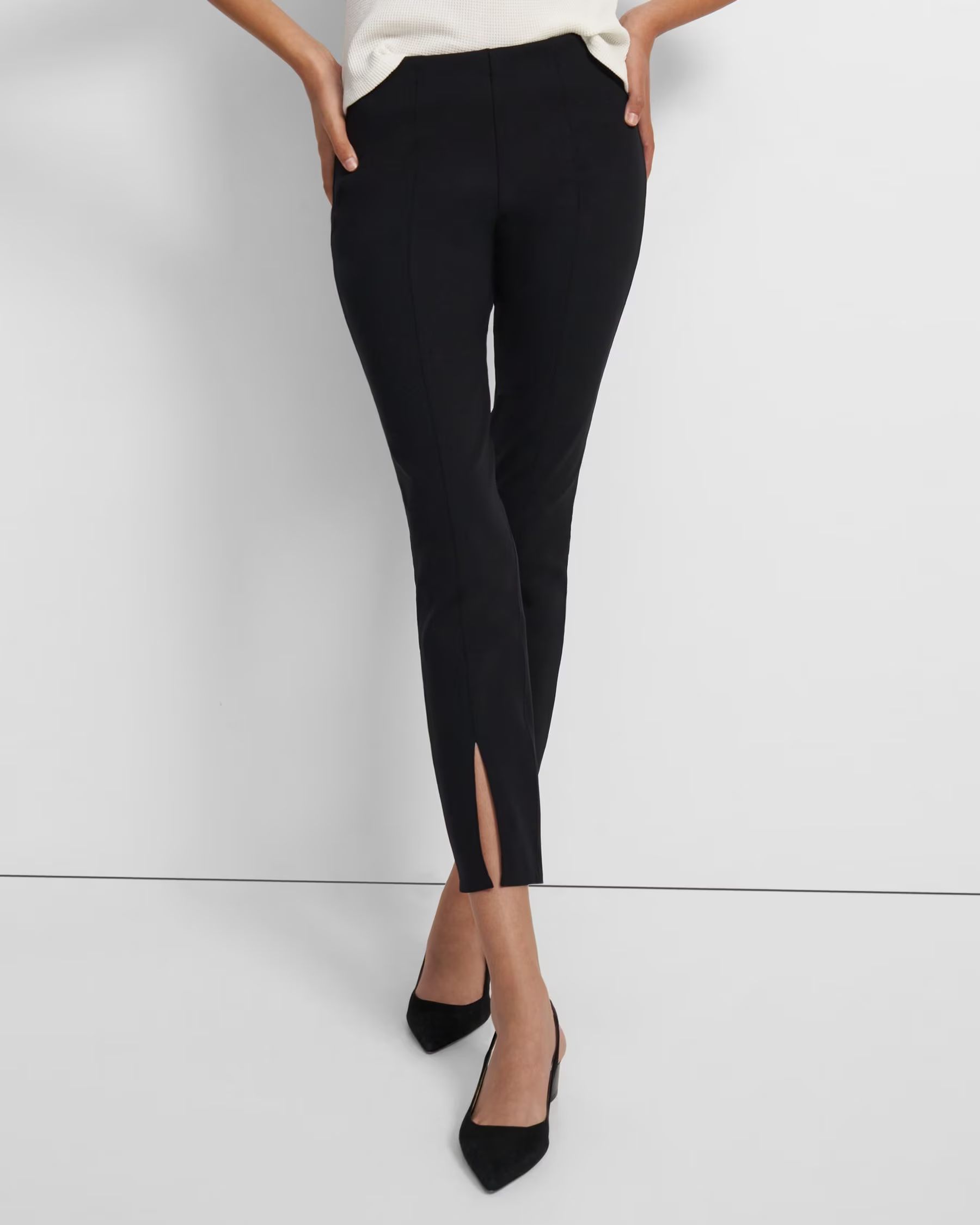 Slit Legging in Scuba | Theory Outlet