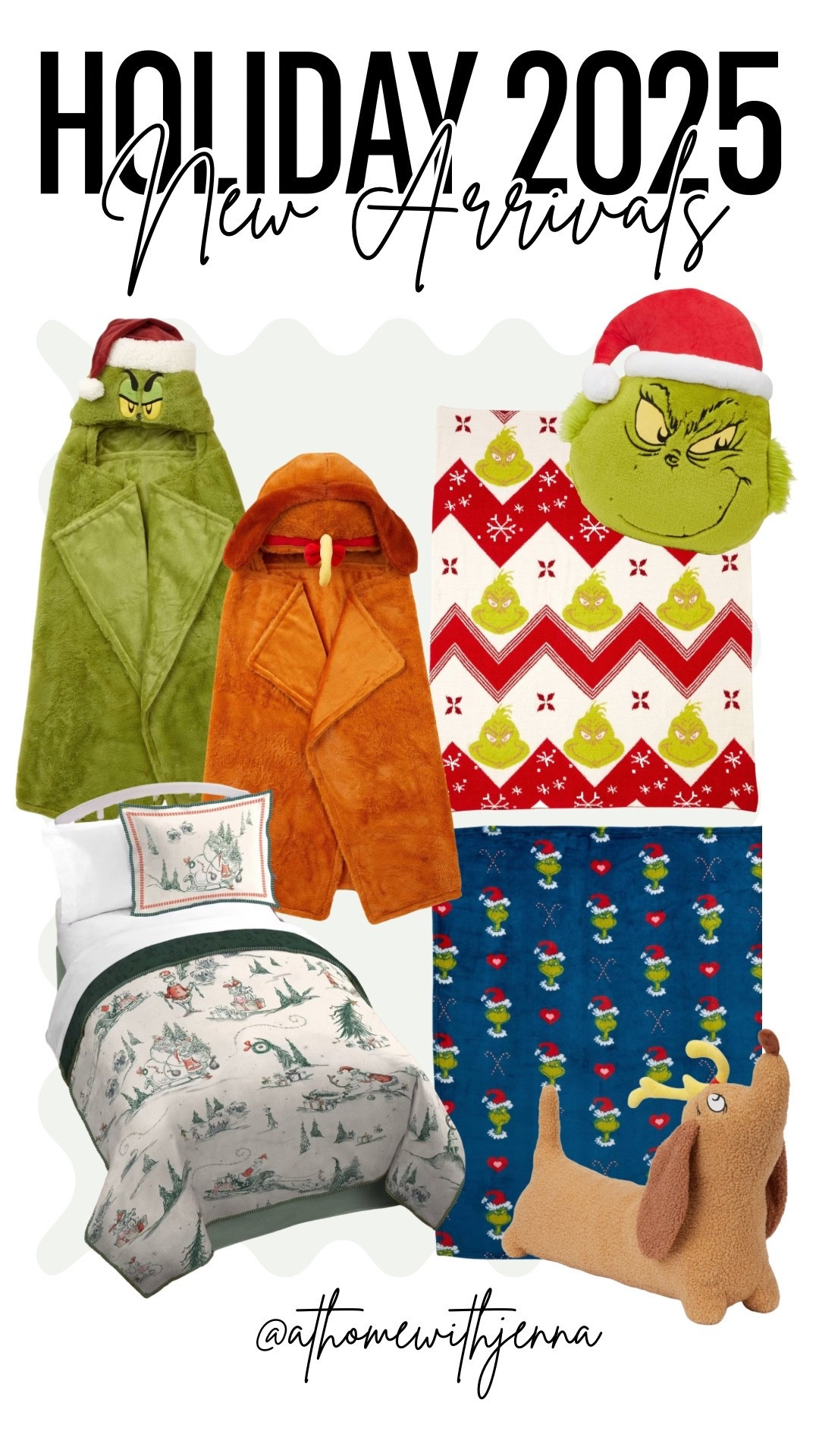 🎄💚 How the Grinch stole bedtime… but made it cozy! @Target has the cutest Grinch bedding sets out now and I’m officially obsessed. Perfect for adding a little holiday magic (and mischief 😉) to the kids’ rooms or even your own. Who else loves decorating with the Grinch during Christmas? 🎁✨