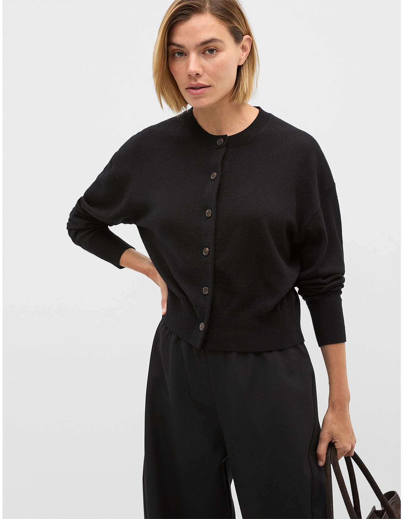 AUSTRALIAN MERINO SLOUCH CARDIGAN | David Jones (Australia & New Zealand)