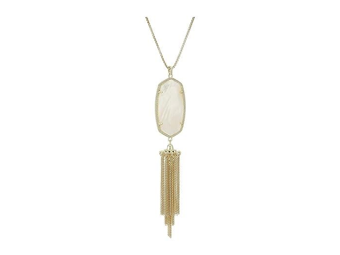 Kendra Scott Rayne Necklace (Gold/Ivory Mother-of-Pearl) Necklace | Zappos
