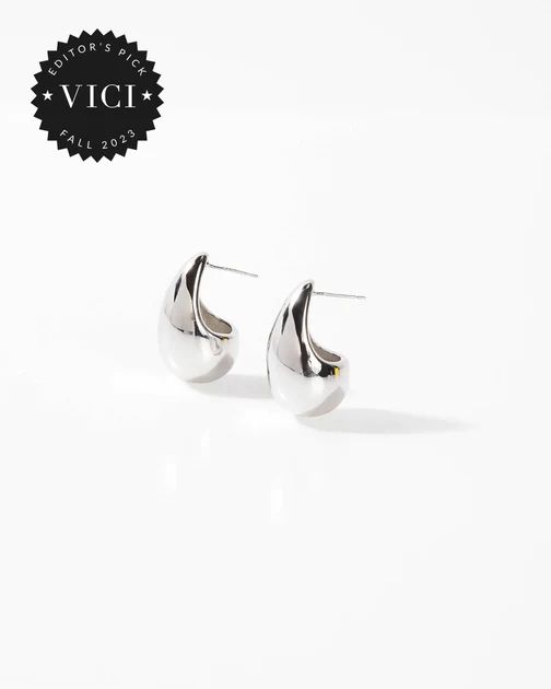 Dannie Teardrop Earrings - Silver | VICI Collection