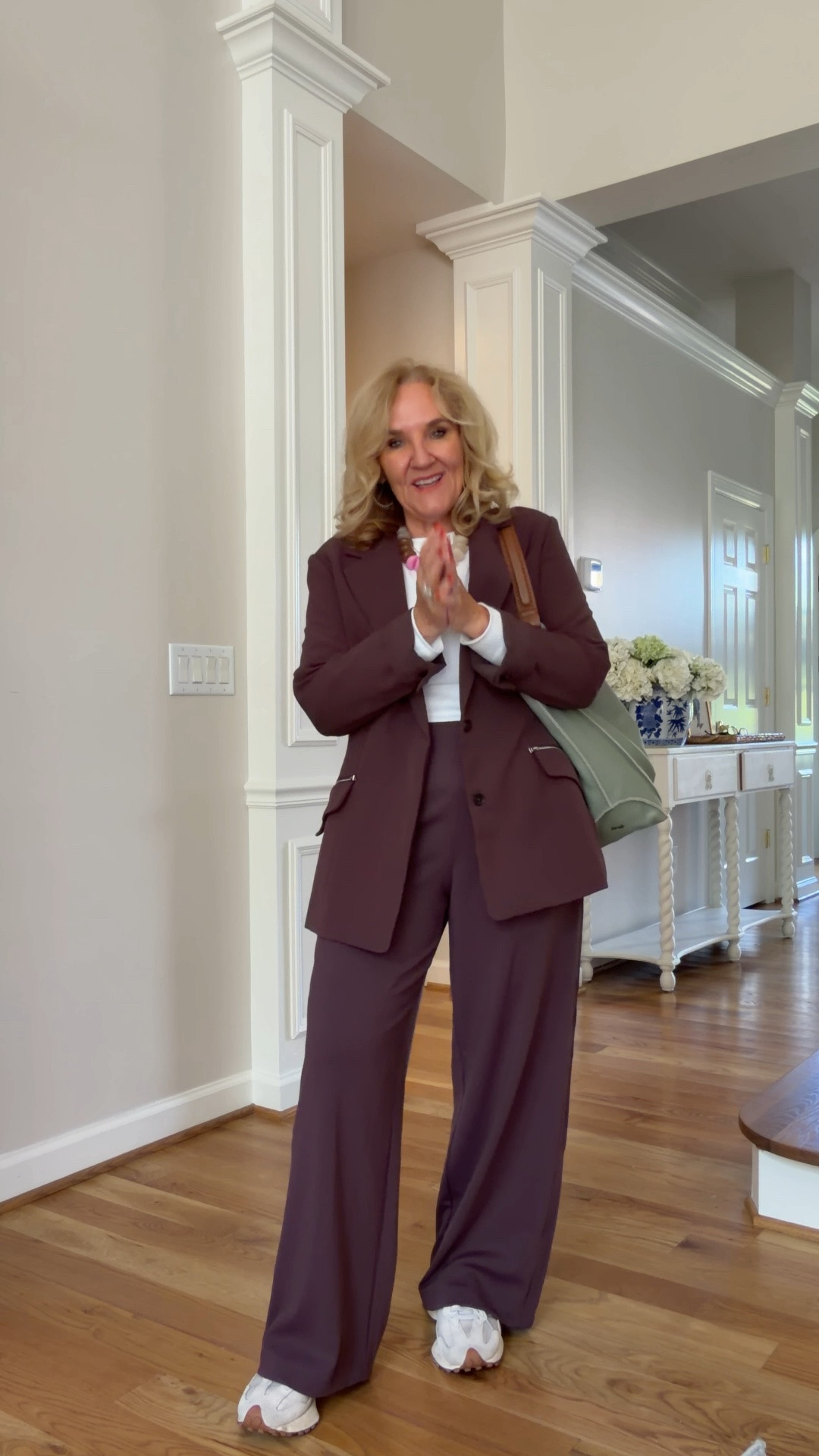 Great suit pieces to start a travel capsule with! Or a work capsule!
Jacket size 10 petite 
Pants med petite 

#LTKSaleAlert #LTKTravel #LTKOver40

#LTKWorkwear