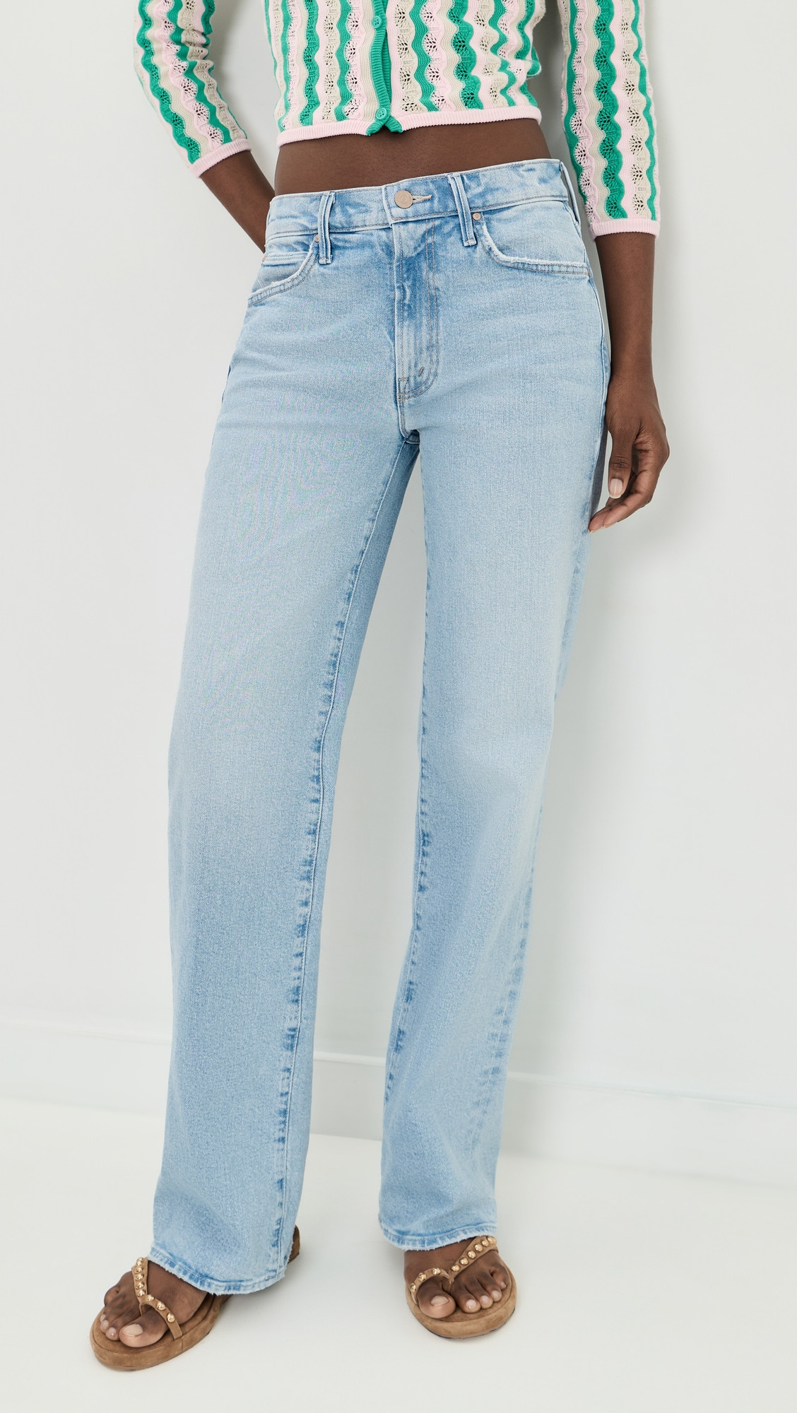 MOTHER The Kick It Jeans Fringe Benefits 23 | Shopbop