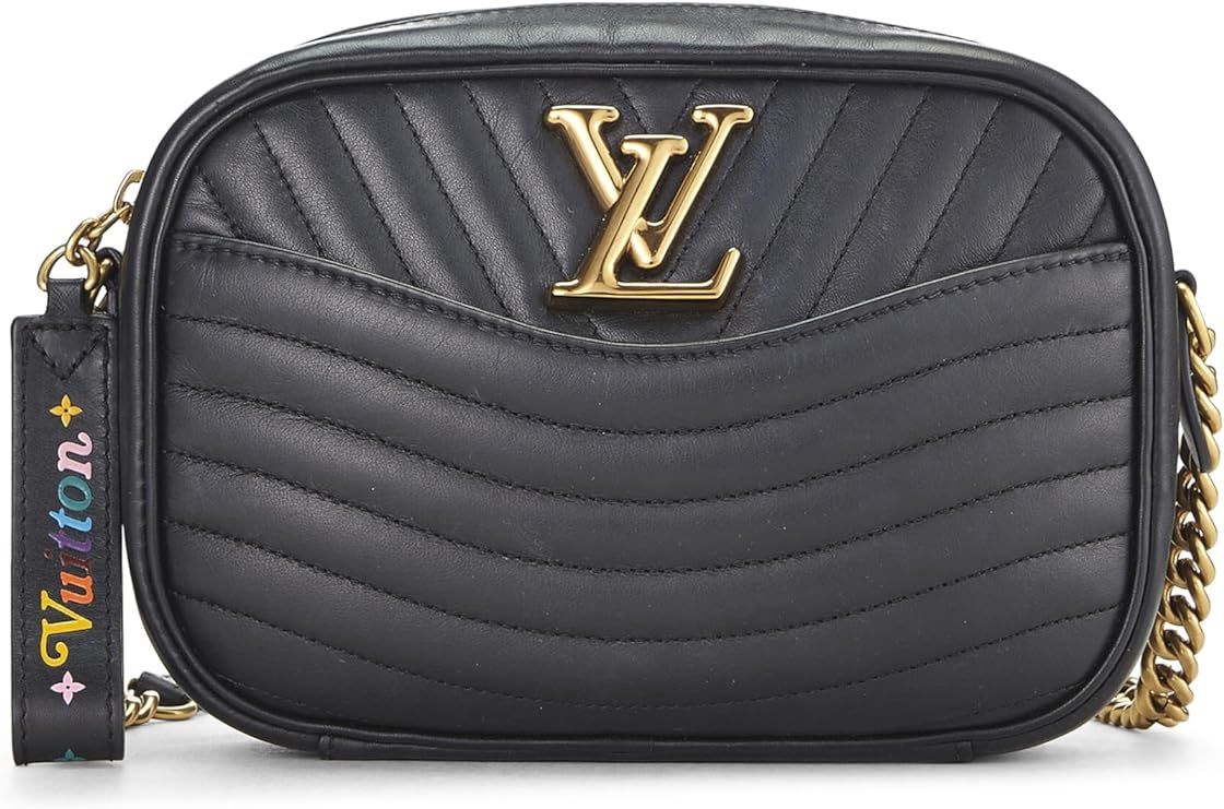 Amazon.com: Louis Vuitton, Pre-Loved Black Calfskin New Wave Camera Bag, Black : Luxury Stores | Amazon (US)