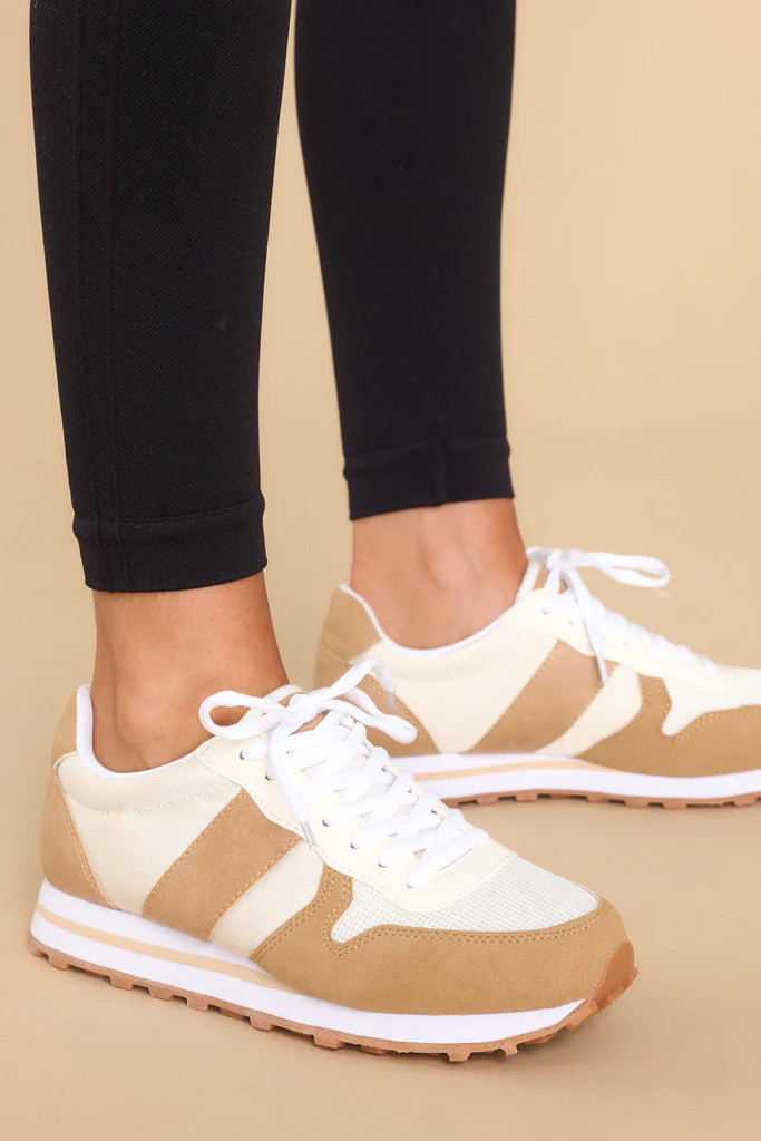 Authentic Power Tan Sneakers | Red Dress 