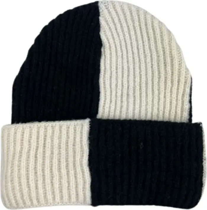 Checkered Knit Beanie | Nordstrom Rack