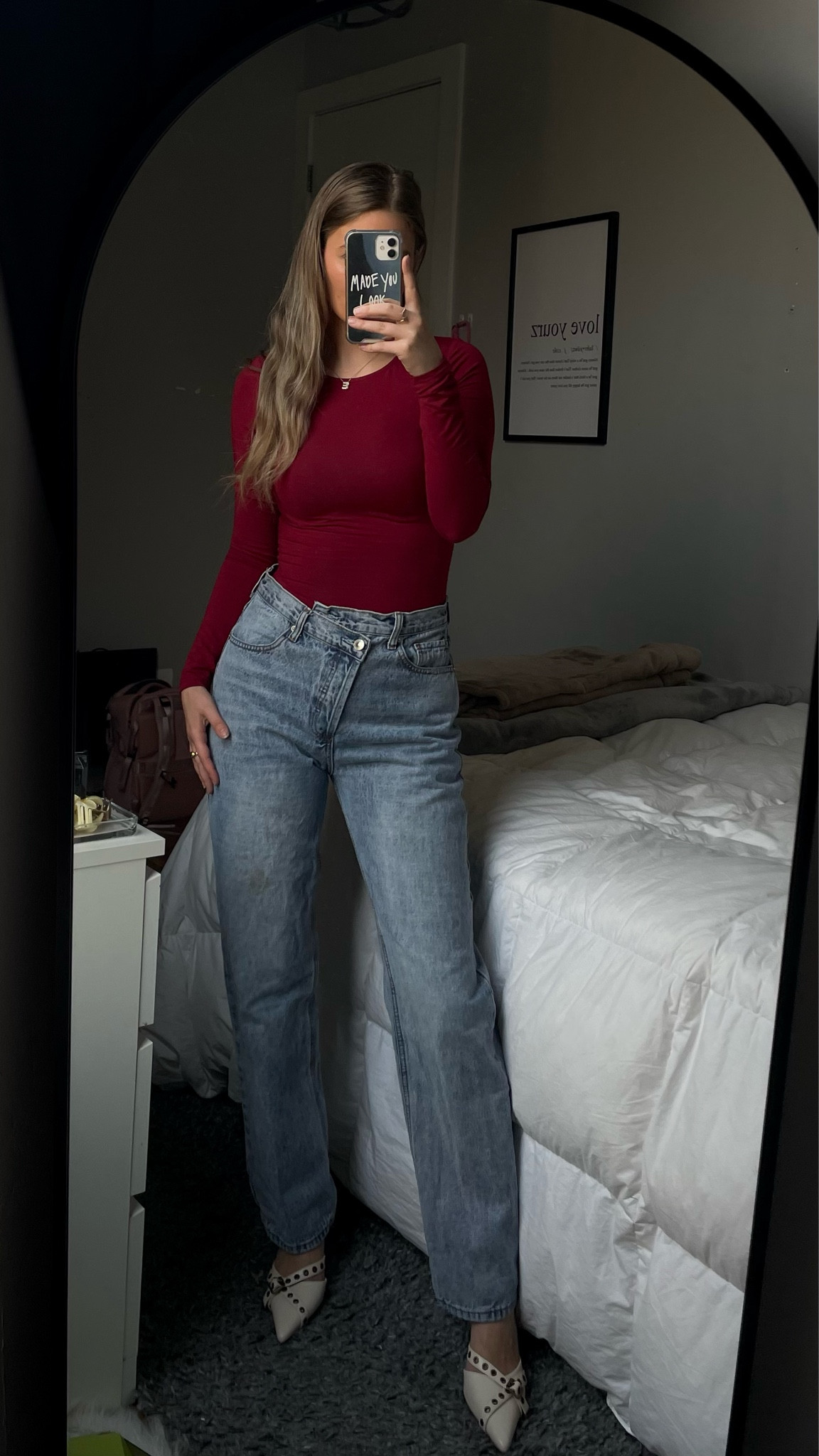 white fox top and heels #redtop #jeans #heels #goingoutoutfit #outfits #ootd #casual 

#LTKfindsunder50 #LTKfindsunder100 #LTKstyletip