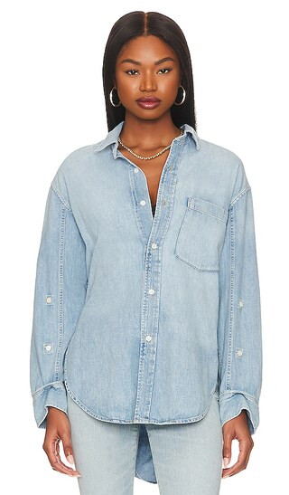 Kayla Shirt in Tide | Revolve Clothing (Global)
