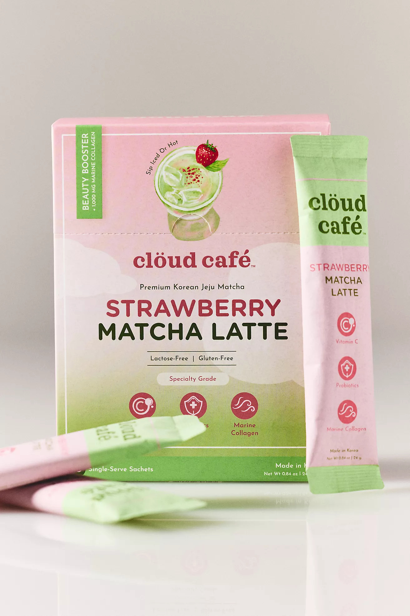 Clöud Café Strawberry Matcha Latte | Anthropologie (US)
