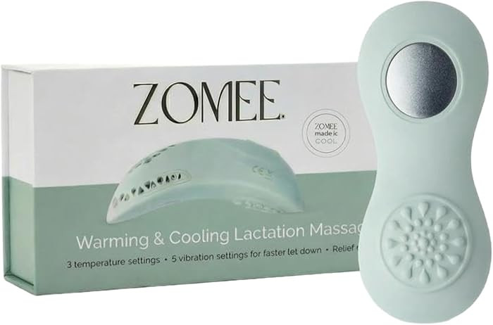 Zomee 3-in-1 Lactation Massager with Heat, Cooling & Vibration \u2014 Breastfeeding Comfort for E... | Amazon (US)