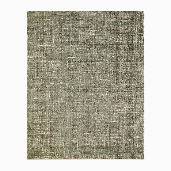 Glimmer Handwoven Wool Rug, Evergreen, 3'x5' | West Elm (US)