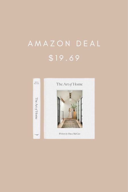 Sale on Studio McGee’s The Art of Home book. Great gift for the home lover. 

#LTKsalealert #LTKfindsunder50 #LTKCyberWeek