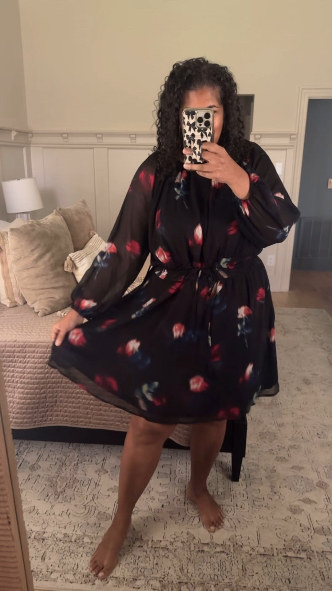 The prettiest plus dress. Fully lined (except the sleeves) with a drawstring waist. I’m wearing size 2x.  Would be a great Thanksgiving option!

#LTKPlusSize #LTKFindsUnder50