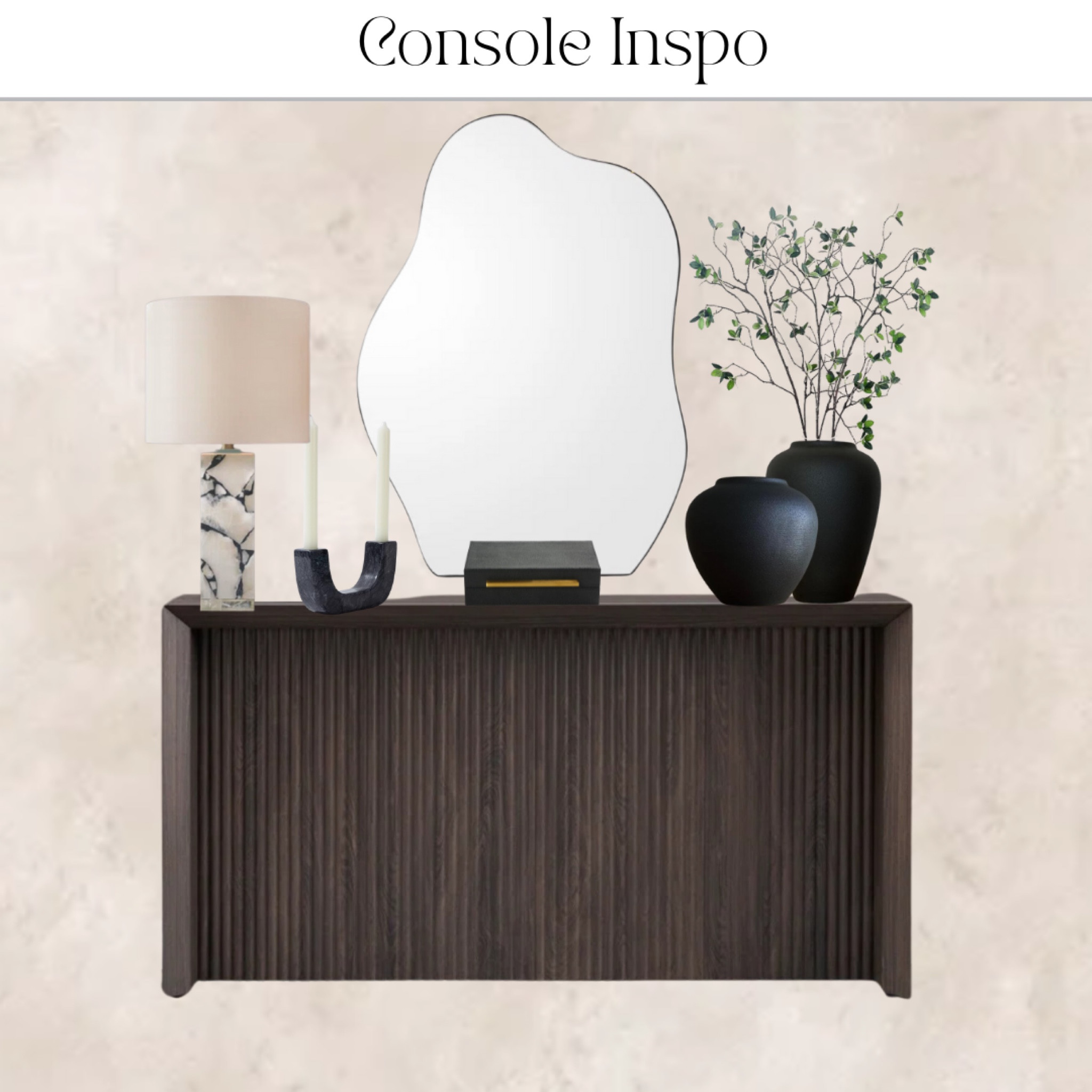 Moody console table inspo 

#amazon #consoletable #wayfair 