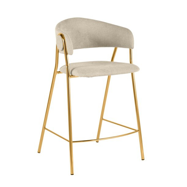 Lara Cream Counter Stool - Set of 2 | Walmart (US)