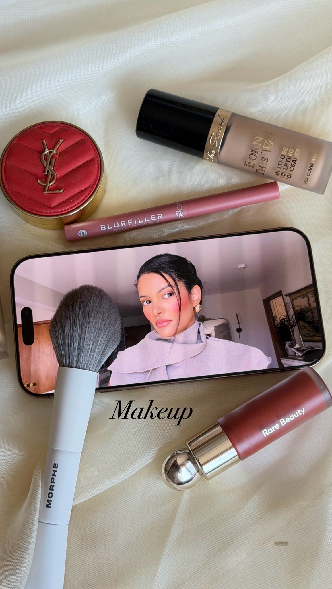 G makeup products that I use daily #yslbeauty #blush #rarebeauty #loreal #lopliner #morphe #makeup

#LTKmomlife #LTKMothersDay