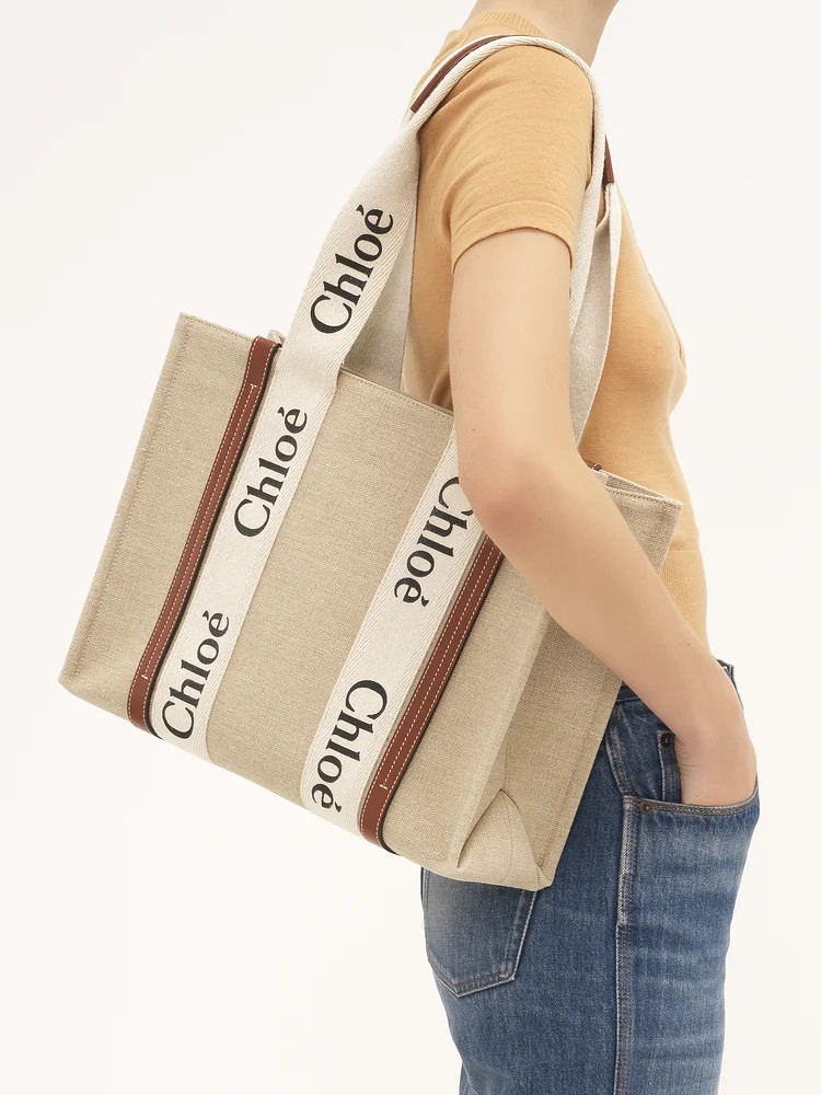 Medium Woody tote bag | Chloe EU