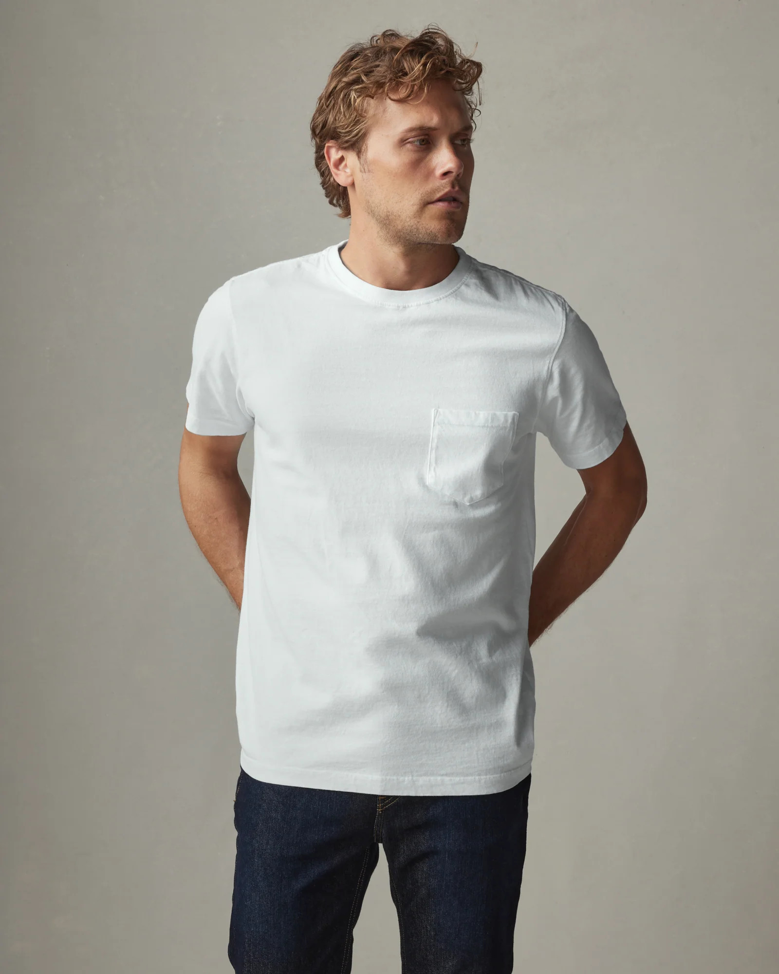 Heavyweight Pocket Tee - White | American Giant